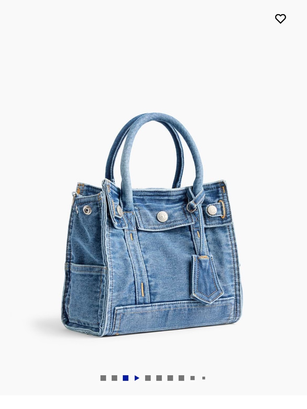 NWT GAP Denim Tote Bag MINI